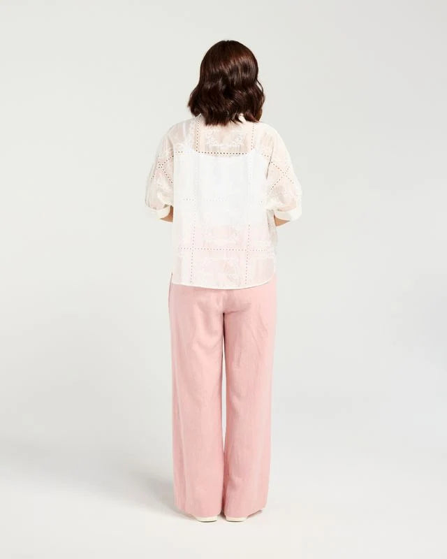 ZAFINA CLARA SHIRT White Jasmine