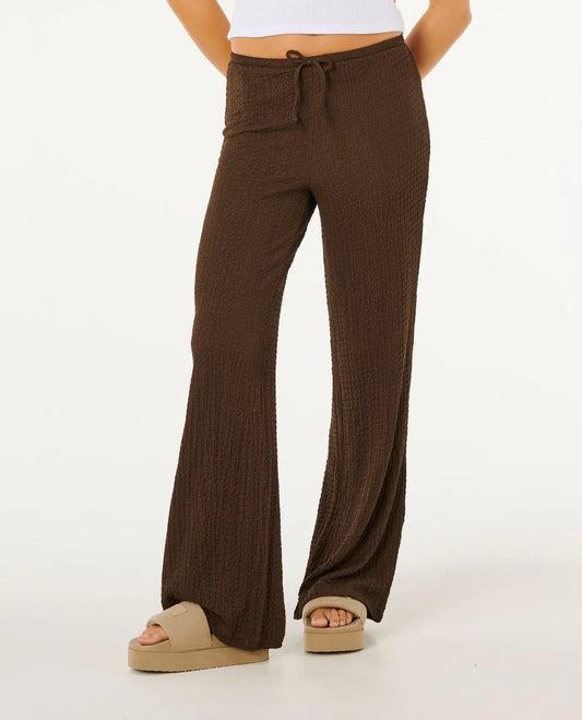 RIP CURL Coastal Waffle Pant Brown