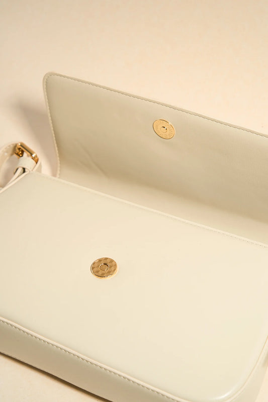 GEORGIA MAE Date Night Shoulder Bag Cream