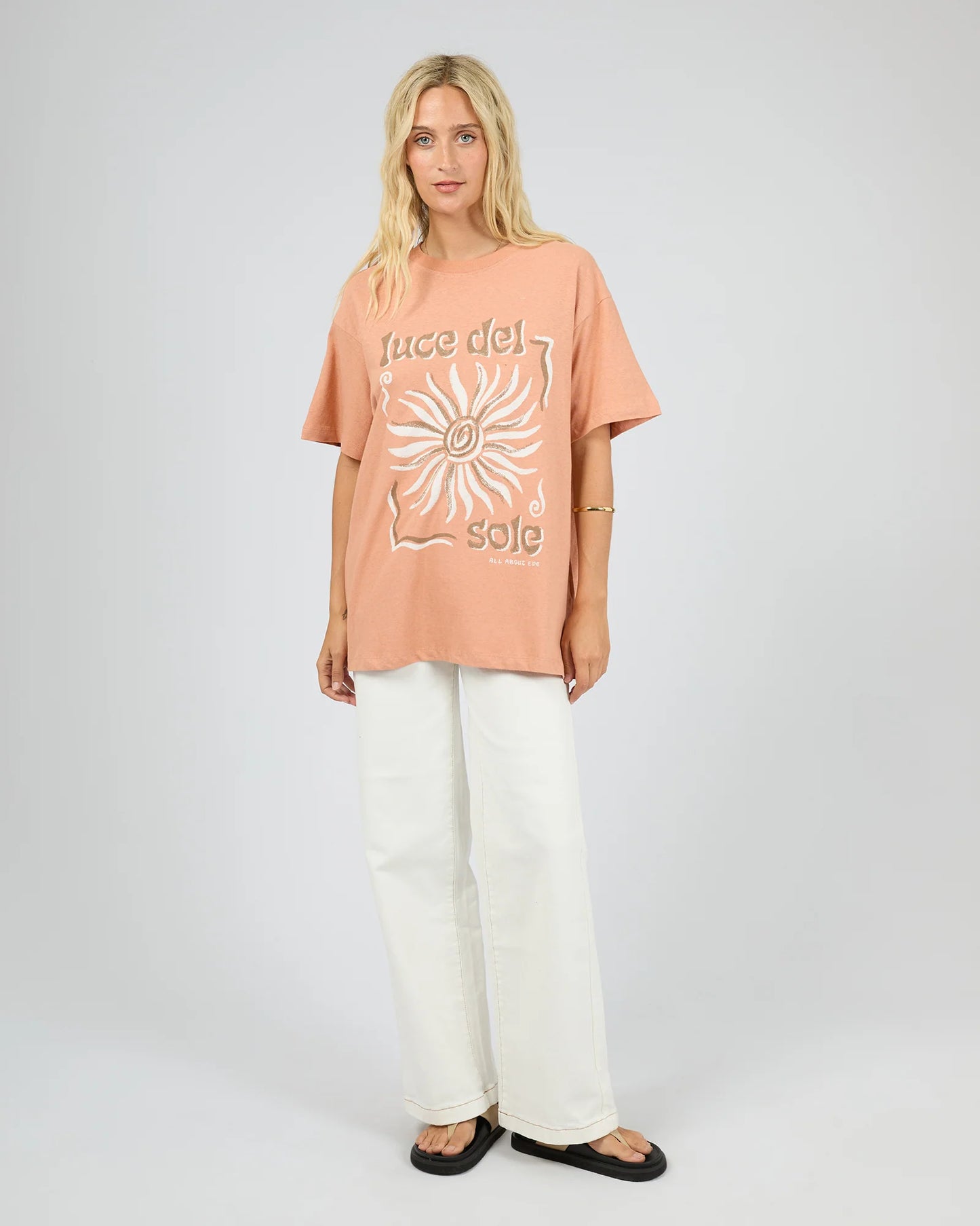 ALL ABOUT EVE De Sole Relaxed Tee Cinnamon