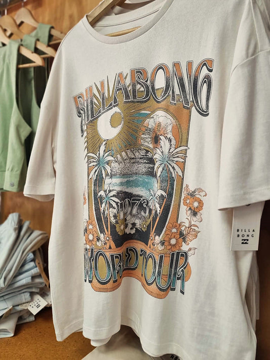 BILLABONG Between Night and Day Vintage White