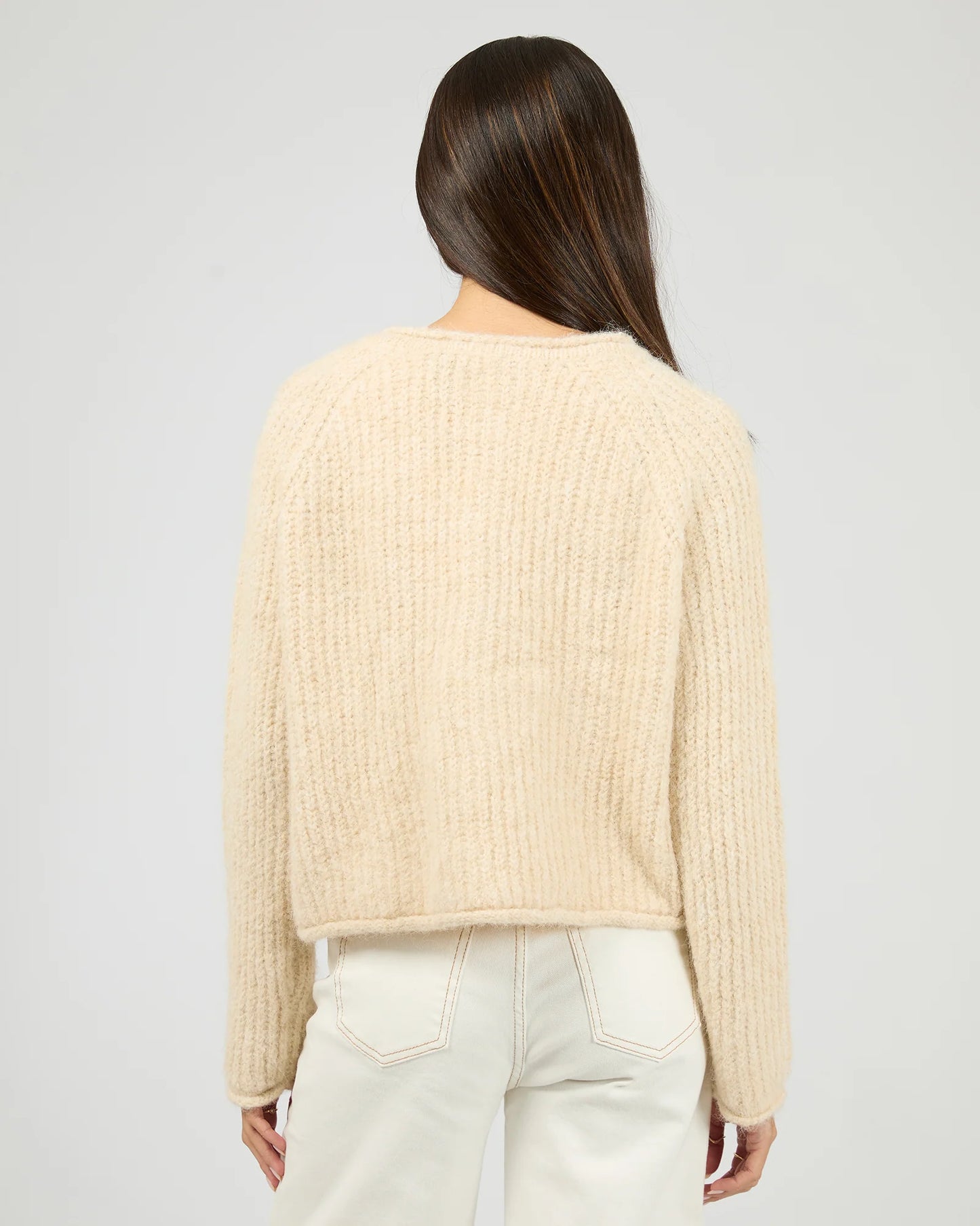 ALL ABOUT EVE Devon Cardigan Cream