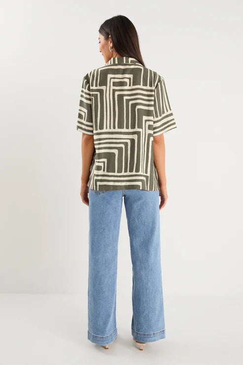 STORIES BE TOLD Dispatch Shirt Khaki Maze