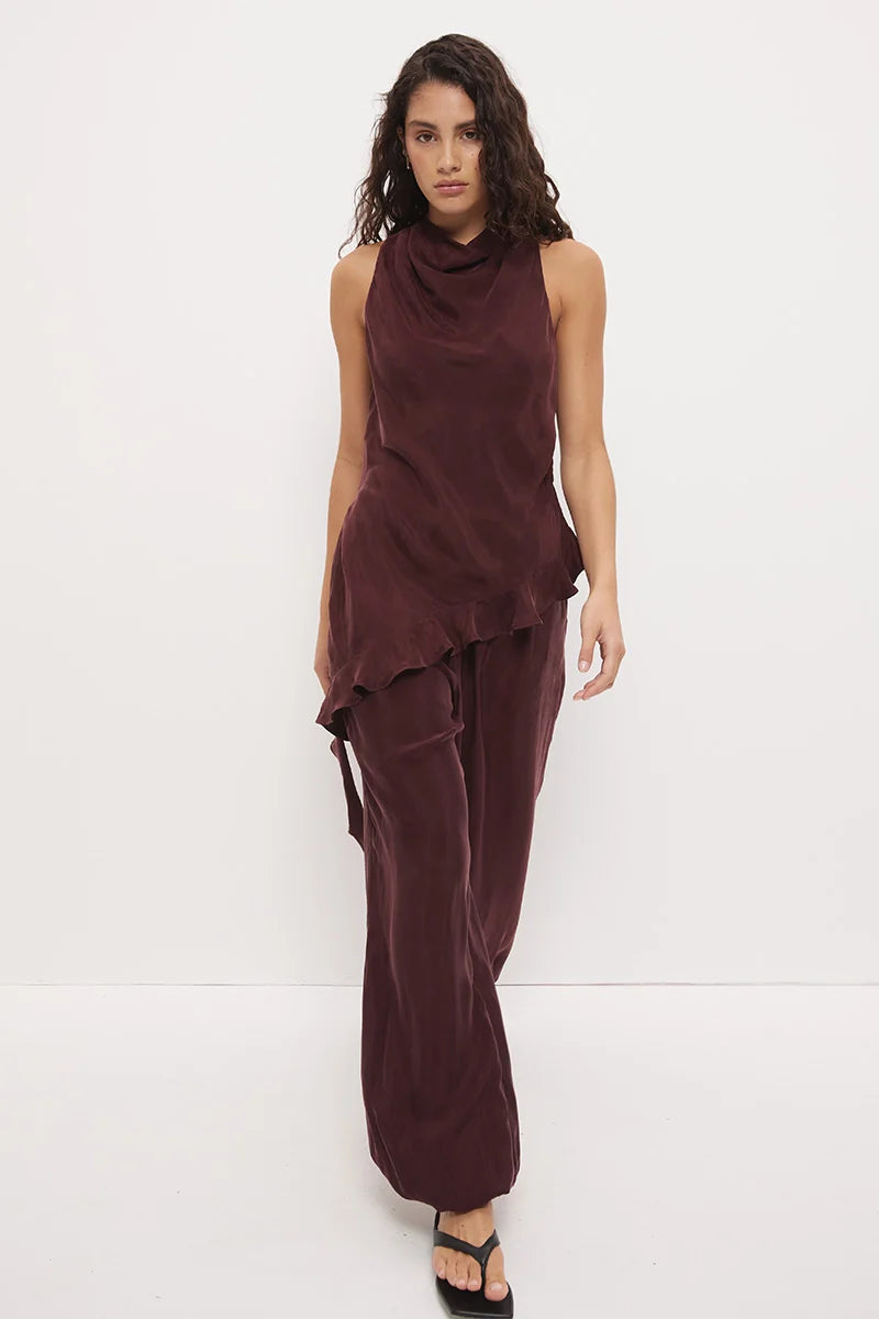 MON RENN Eadie Top Chestnut