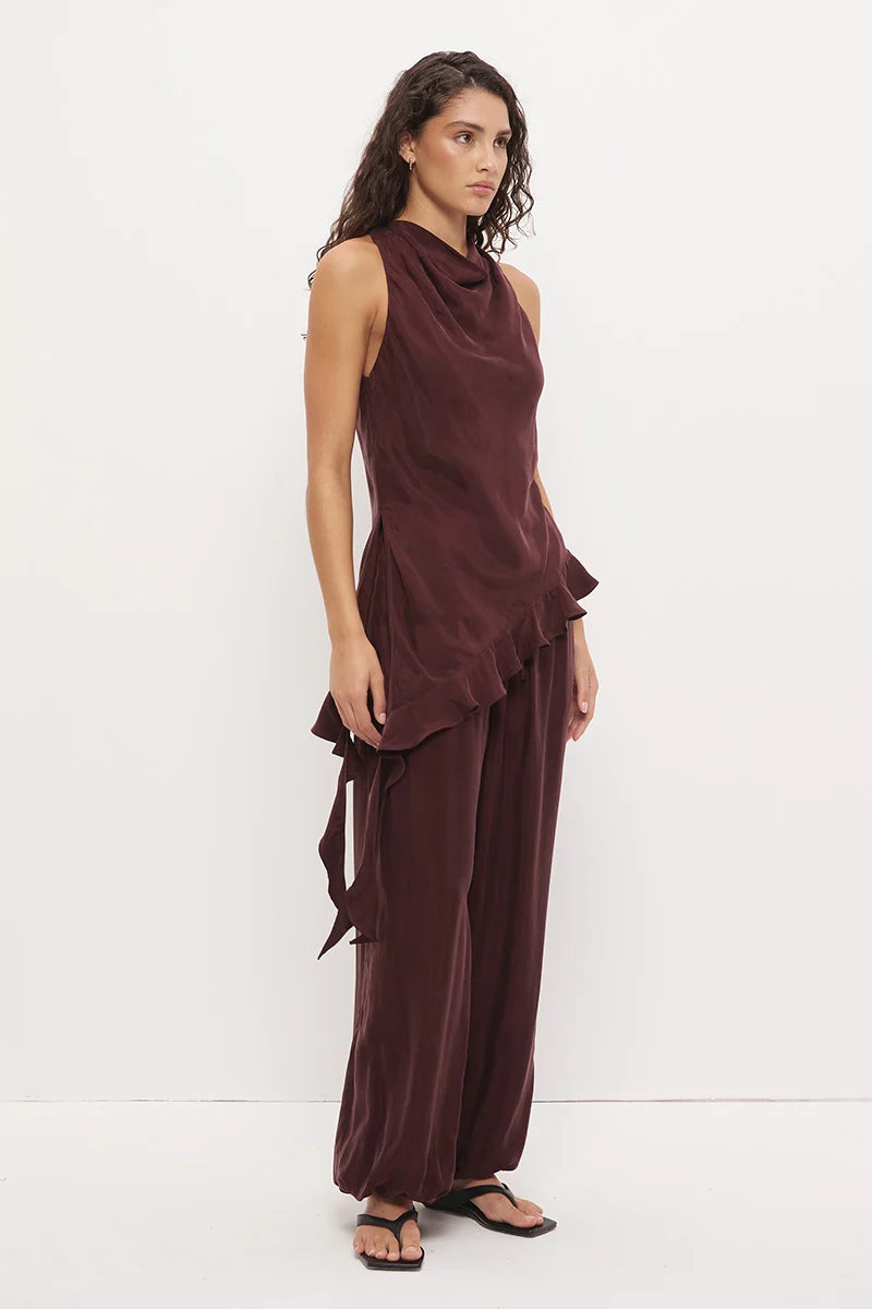 MON RENN Eadie Top Chestnut