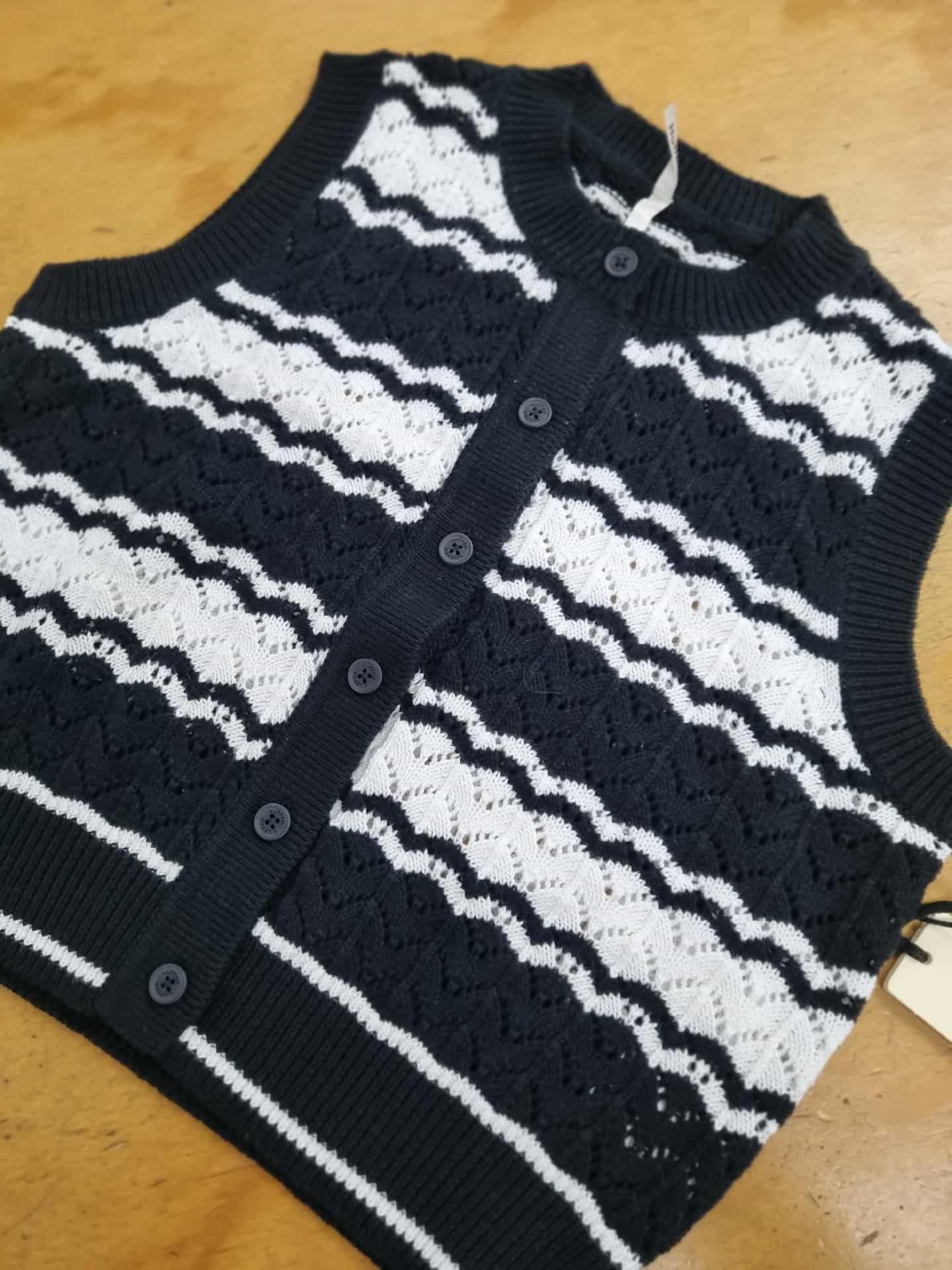 HUFFER Ziggy Stripe Knit Vet