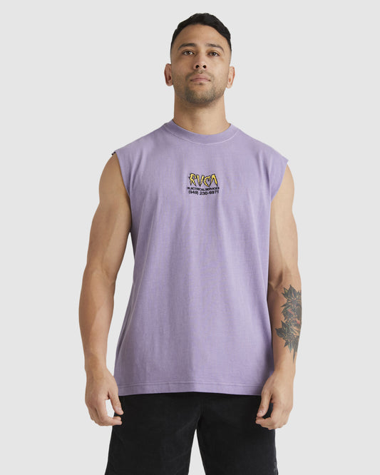 RVCA Electrical Muscle Tee Purps