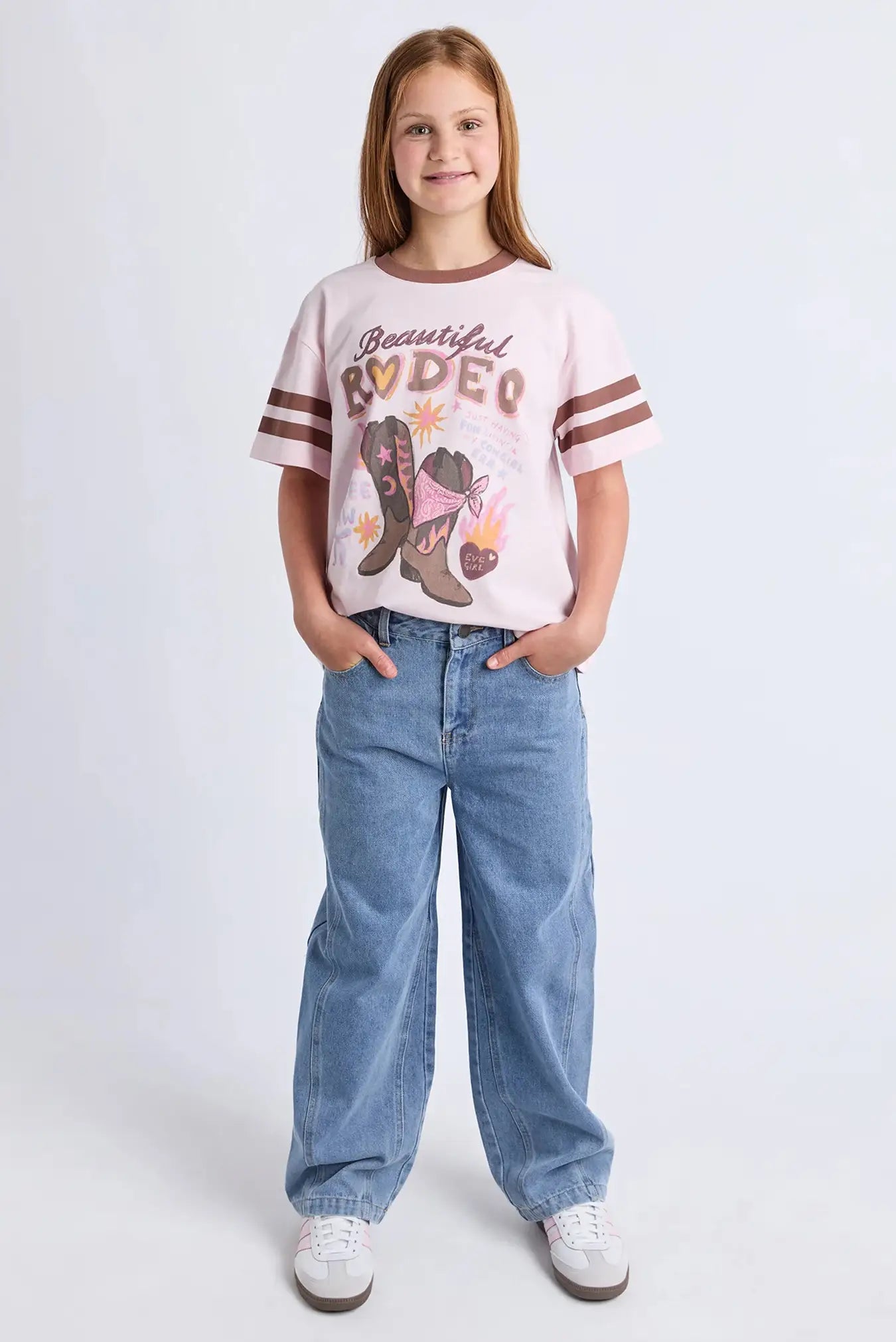 EVE GIRL Emily Barrel Jeans 8-14 years