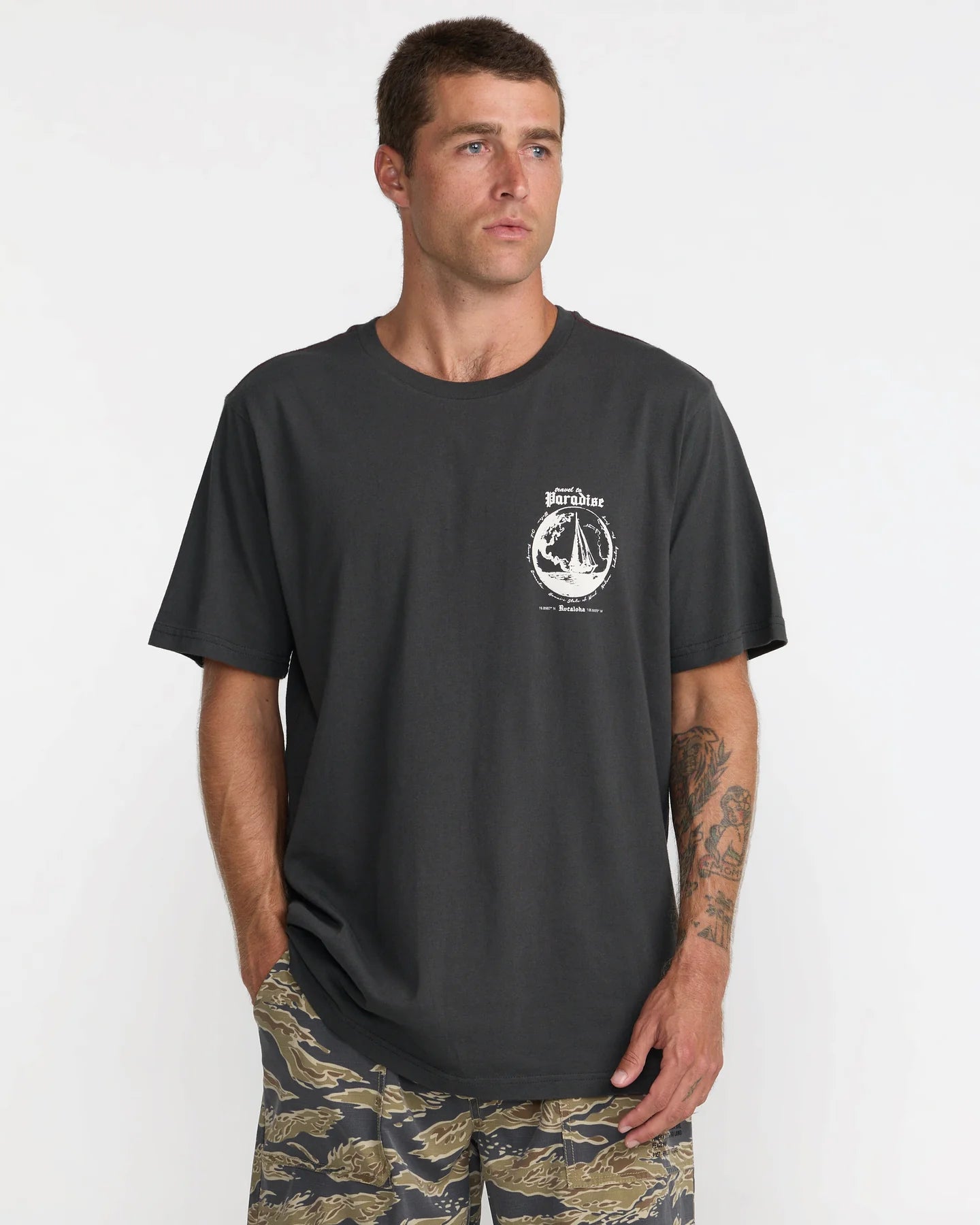 RVCA Endless Journey Tee Pirate Black
