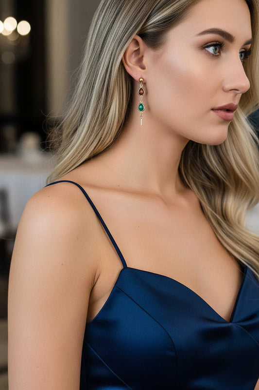 TWIGG JEWELLERY Entourage Droplet Earrings