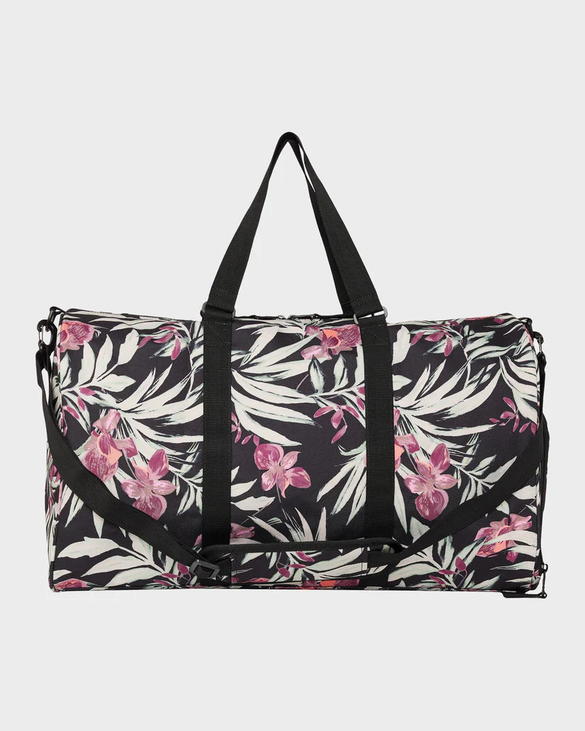 ROXY Pumpkin Spice Overnight Duffle Bag Floral Print
