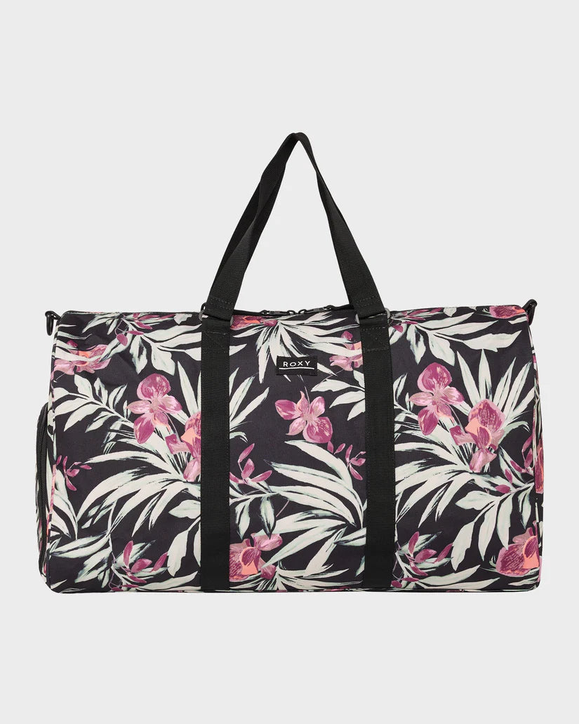 ROXY Pumpkin Spice Overnight Duffle Bag Floral Print