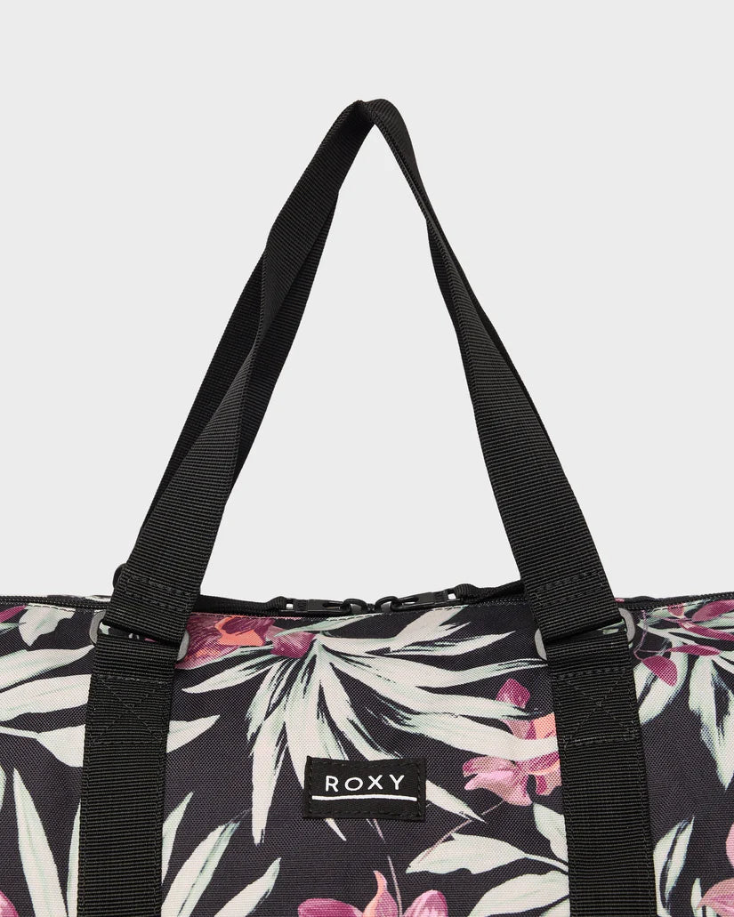 ROXY Pumpkin Spice Overnight Duffle Bag Floral Print