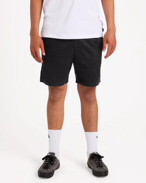 RVCA Escape Cord Elastic Short Black