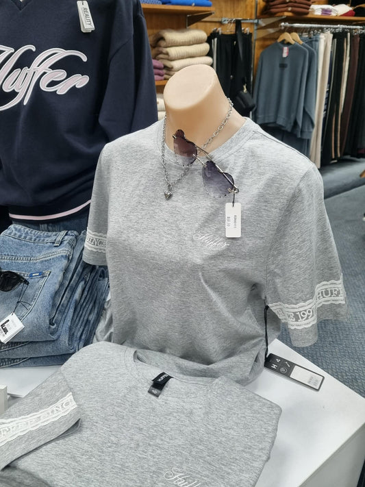 HUFFER Cherie Classic Tee 170 Greymarle