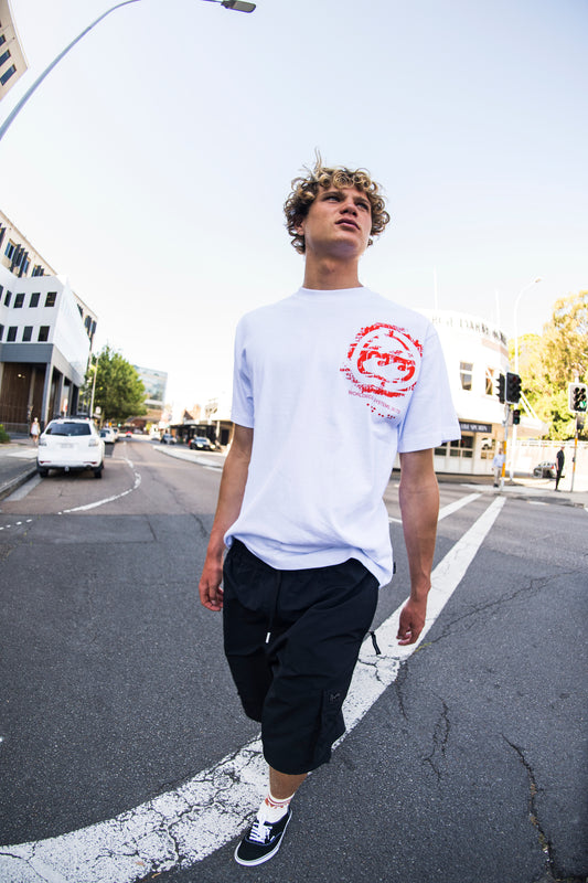 BILLABONG Spec 73 Blast Tee White