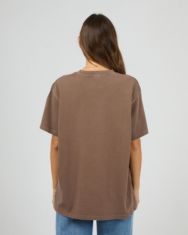 ALL ABOUT EVE Fields Relaxed Tee Coffee
