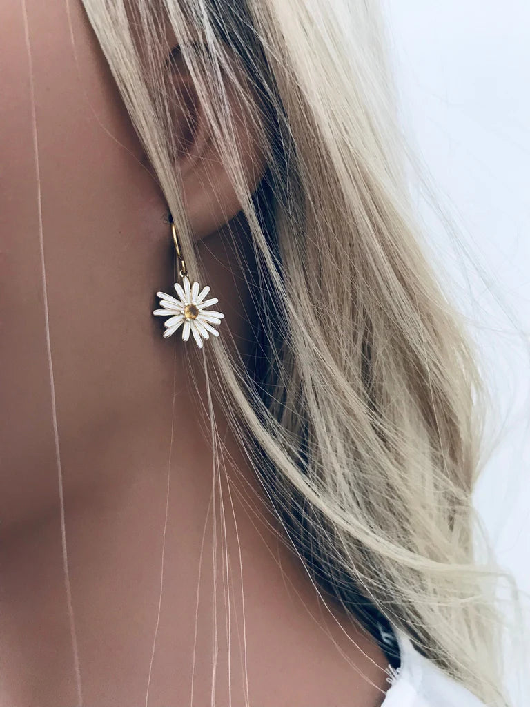 TWIGG JEWELLERY Fleur Daisy Earrings