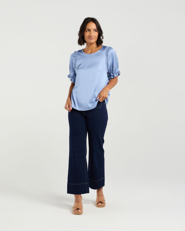 ET ALIA Florence Top Cornflower Blue
