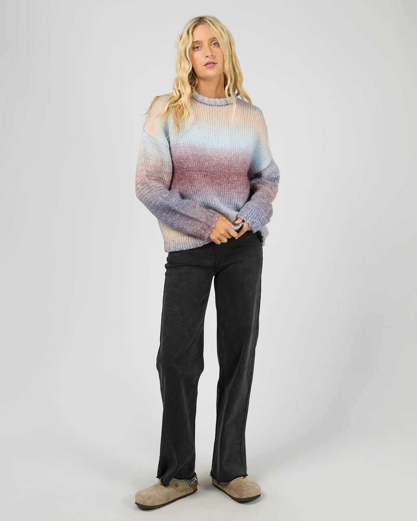 ALL ABOUT EVE Fray Knit Jumper Multi