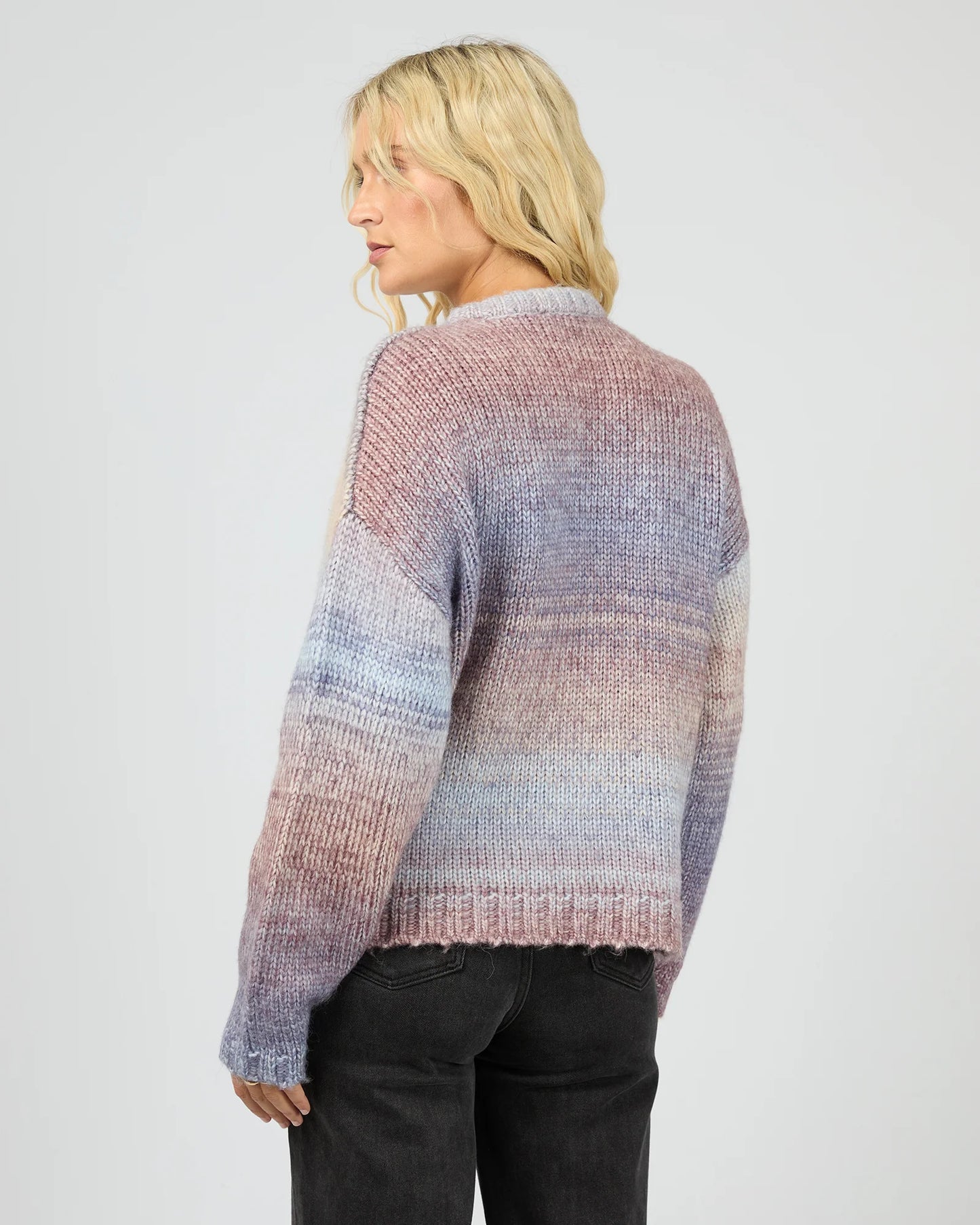 ALL ABOUT EVE Fray Knit Jumper Multi