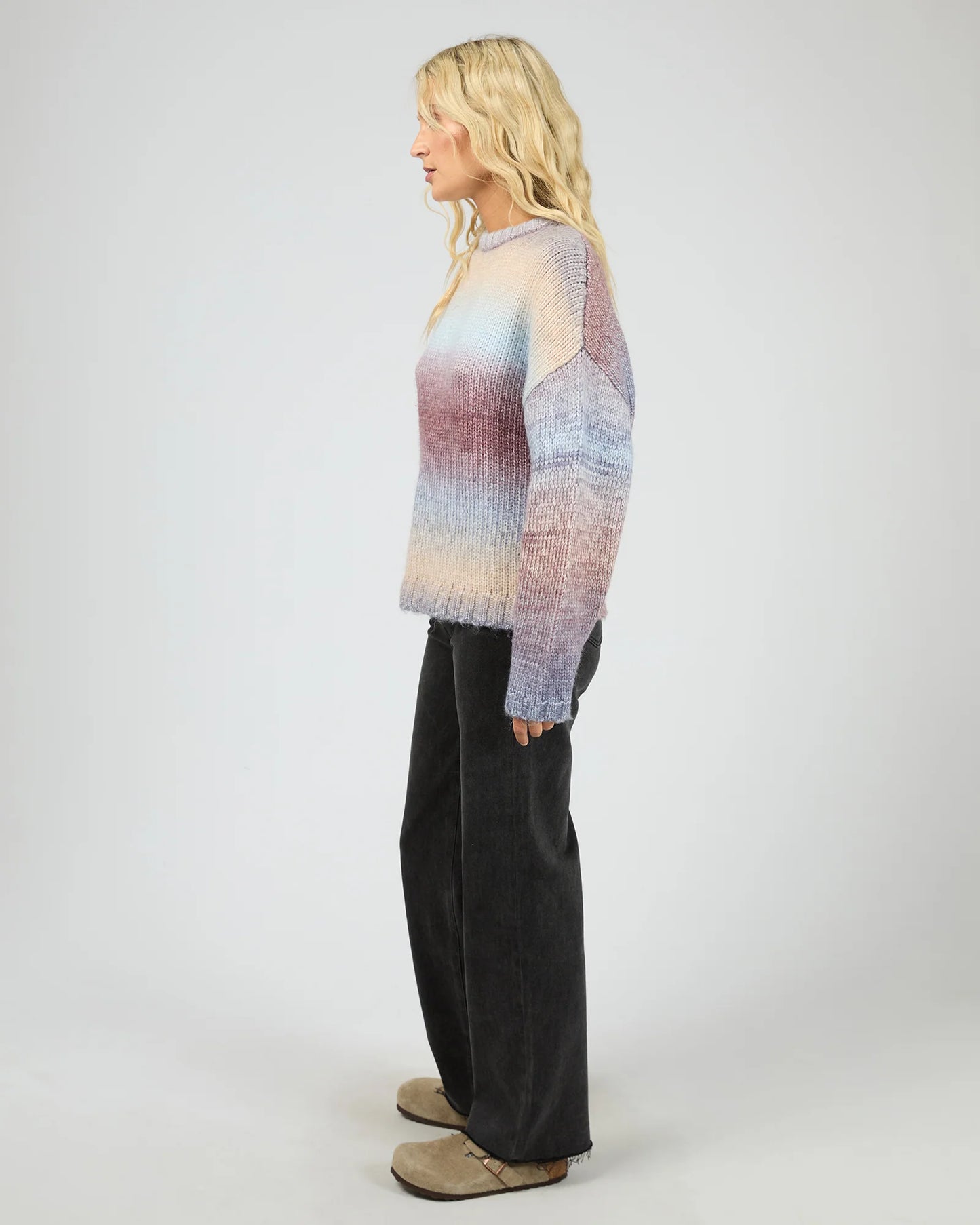 ALL ABOUT EVE Fray Knit Jumper Multi