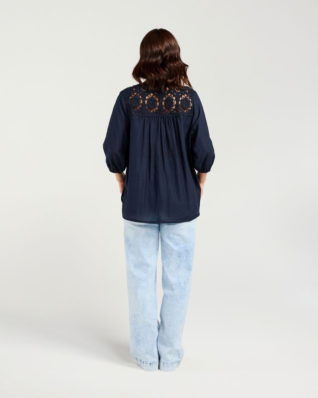 ZAFINA Frida Top Navy