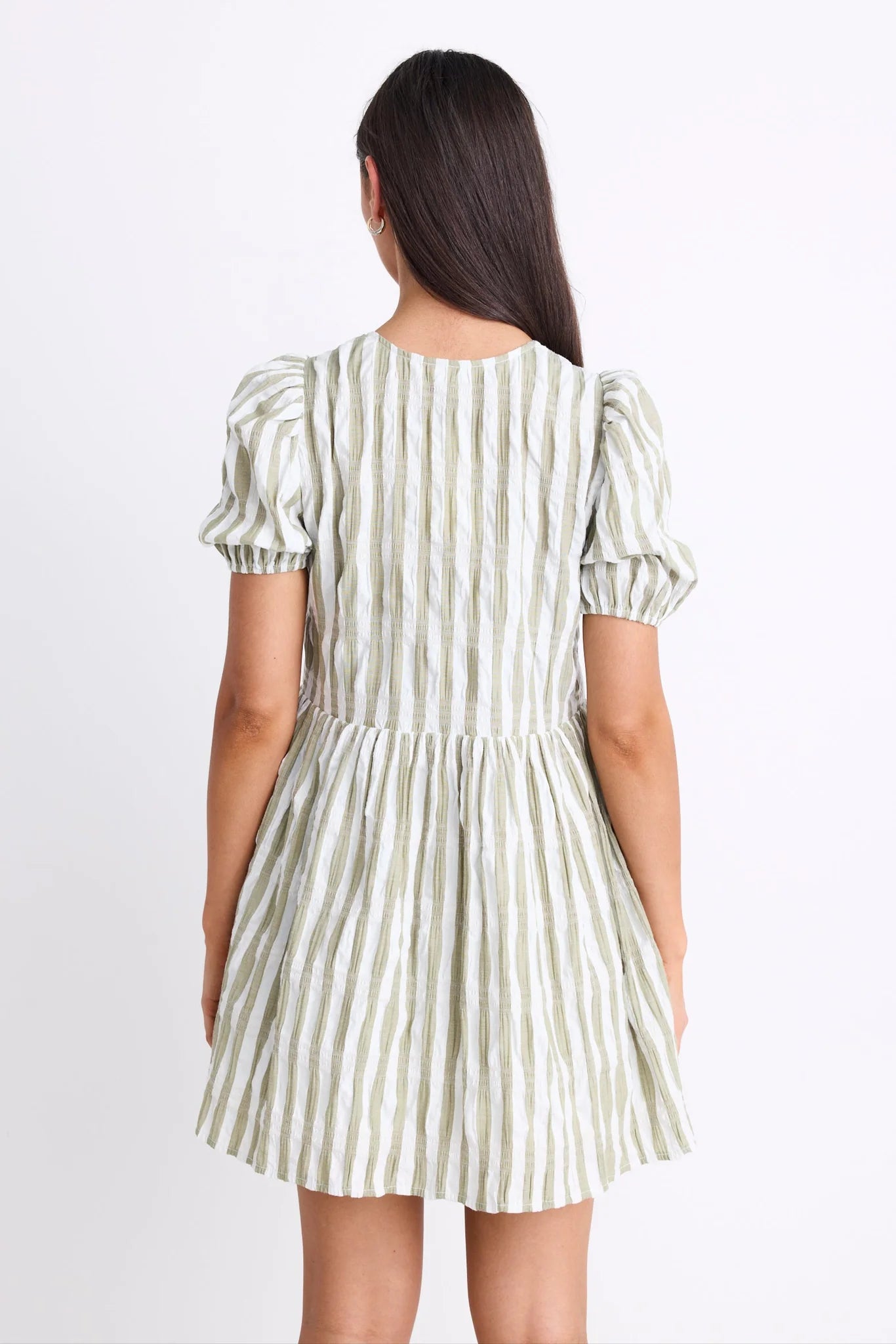 IVY + JACK Frontier Dress Khaki Stripe