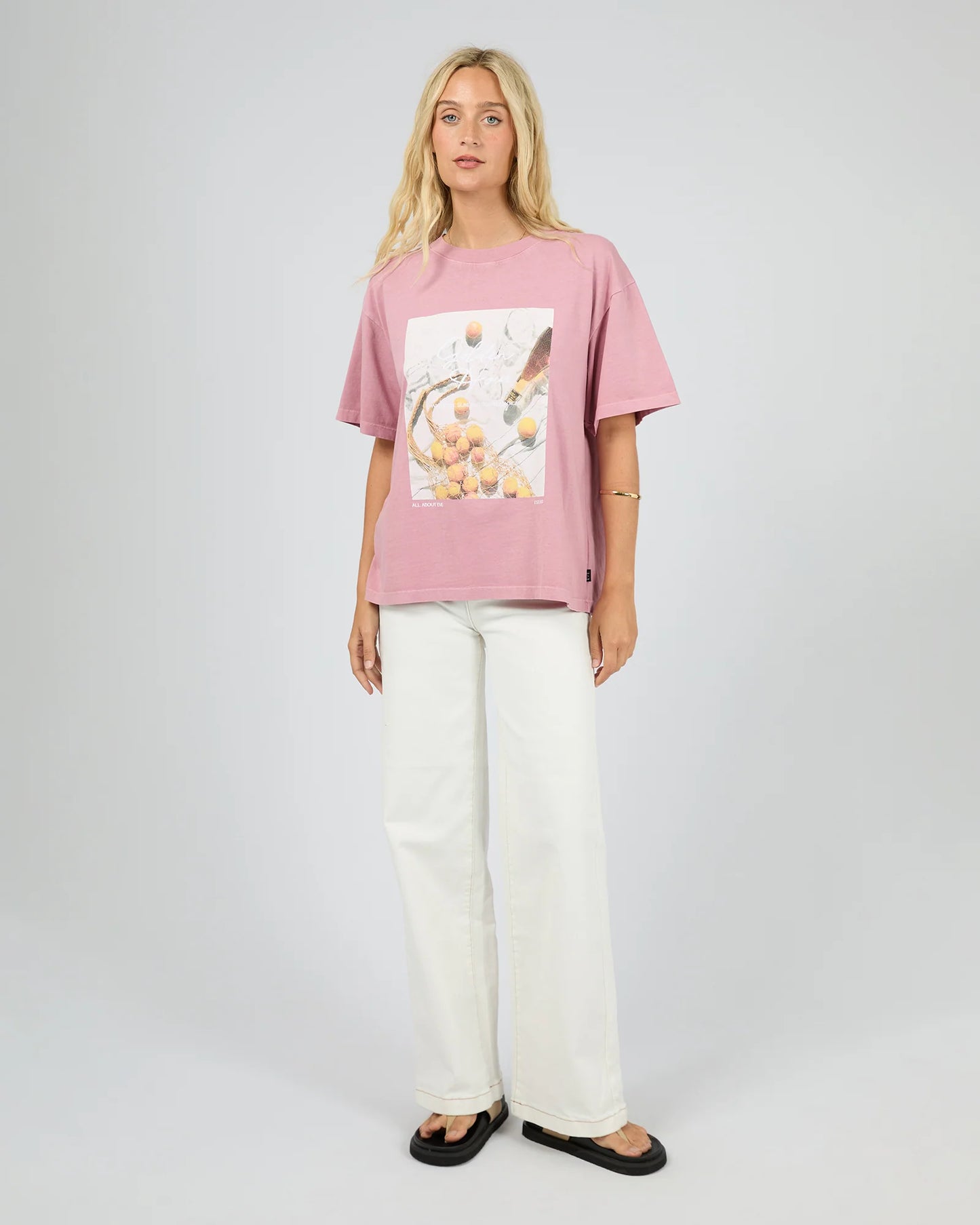 ALL ABOUT EVE Golden Hour Tee Quartz Pink