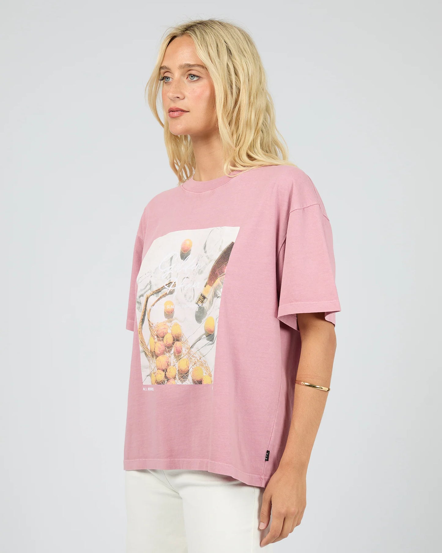 ALL ABOUT EVE Golden Hour Tee Quartz Pink