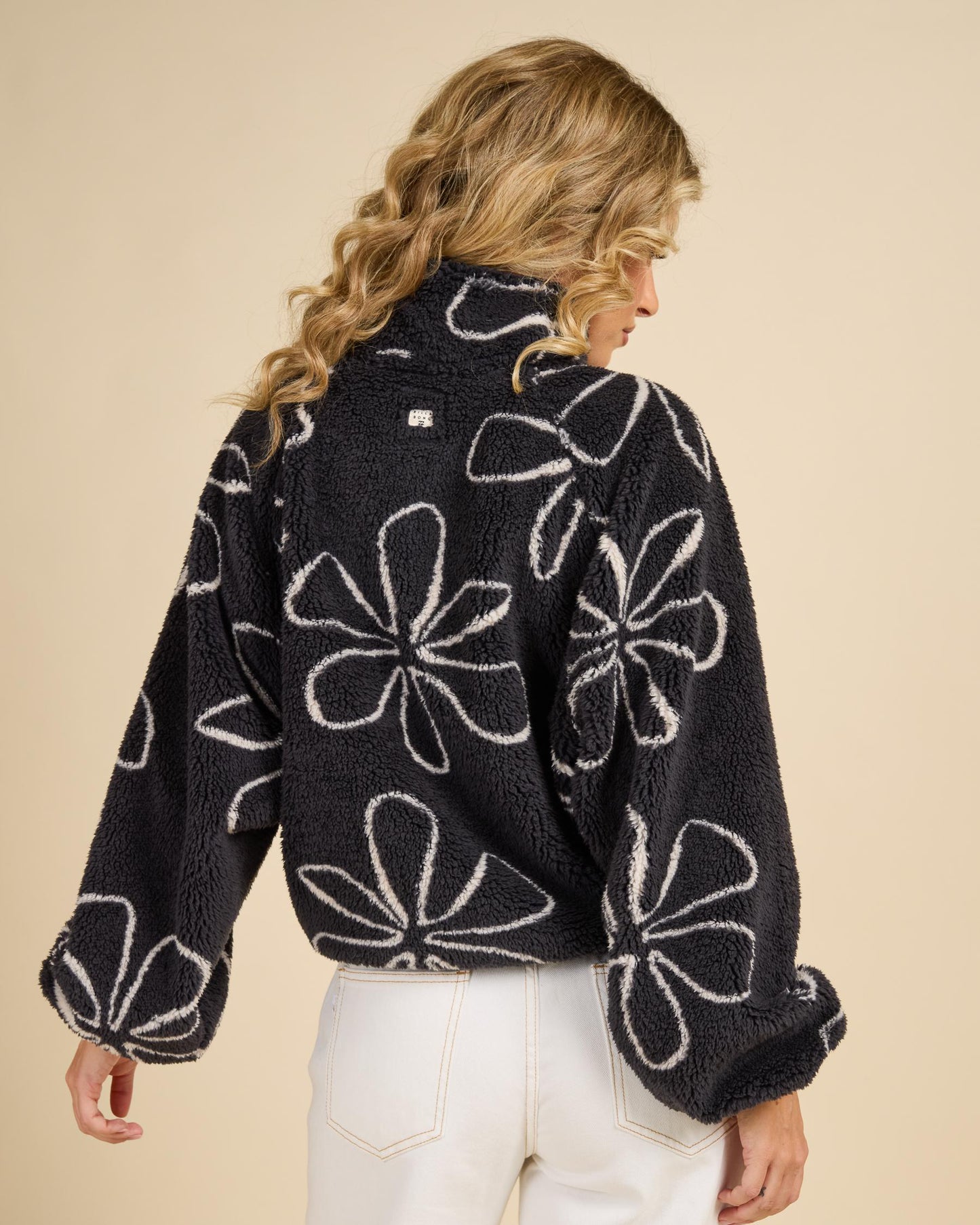 BILLABONG Good Life Half Zip Fleece Black Sands