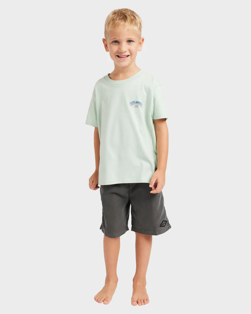 BILLABONG Groms Wax Arch Tee Seafoam 0-7 years