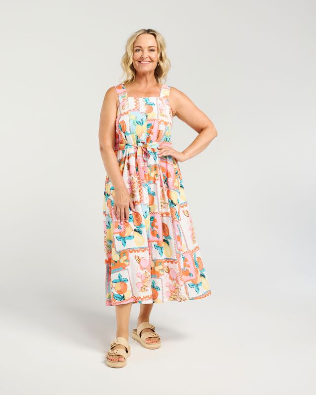 ZAFINA Hadley Dress Sunny Citrus