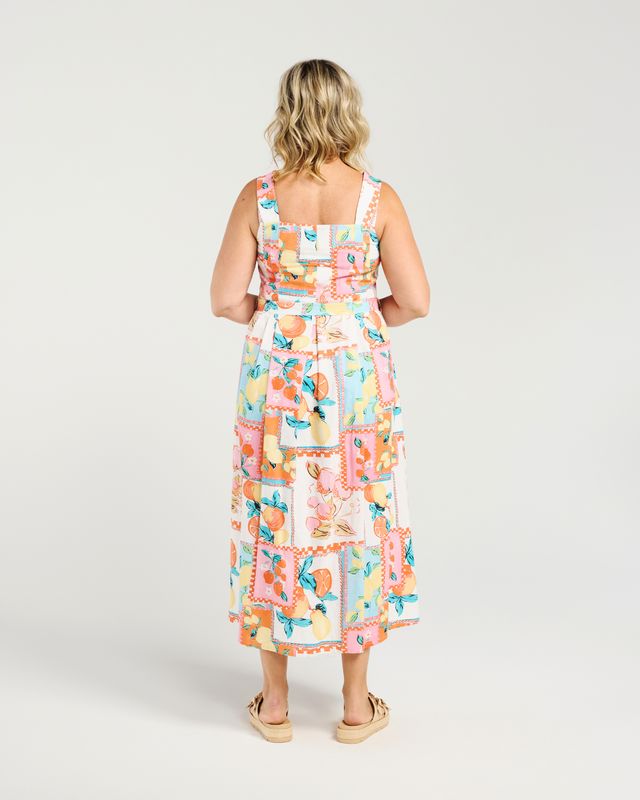 ZAFINA Hadley Dress Sunny Citrus