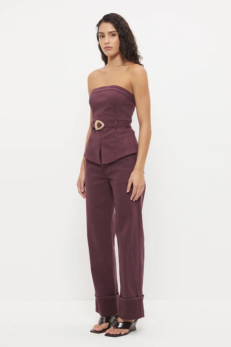 MON RENN Hart Bodice Dusty Plum