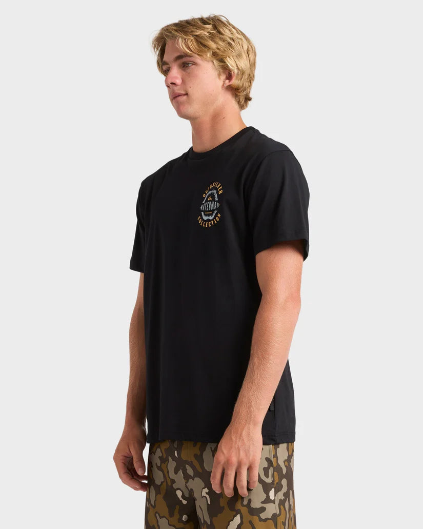 QUIKSILVER Heavy Hooks Black Tee