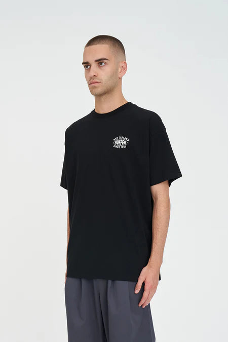 HUFFER Homer Block Tee Black