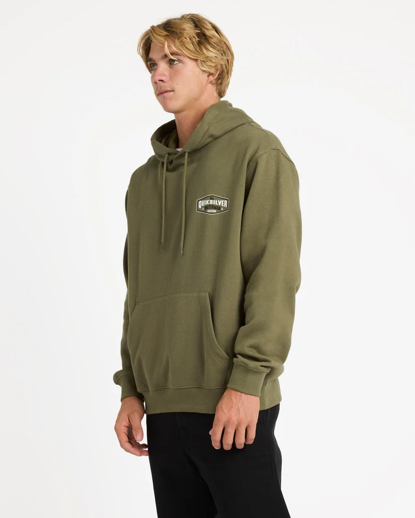 QUIKSILVER Hook Pullover Hoodie Olive