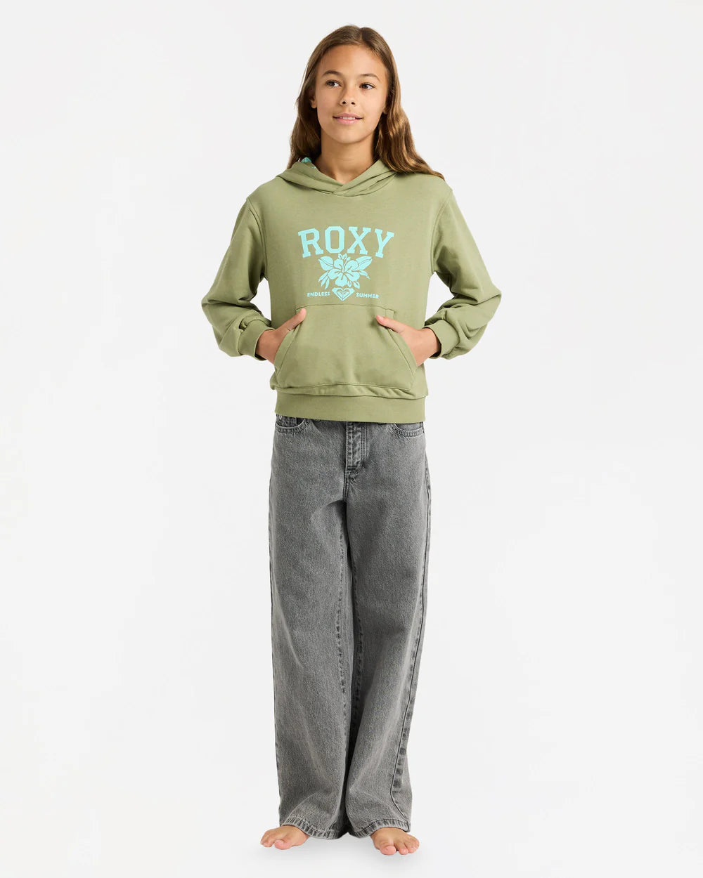 ROXY Girl Hope You Trust 2 Pullover Hoodie 4-14 years