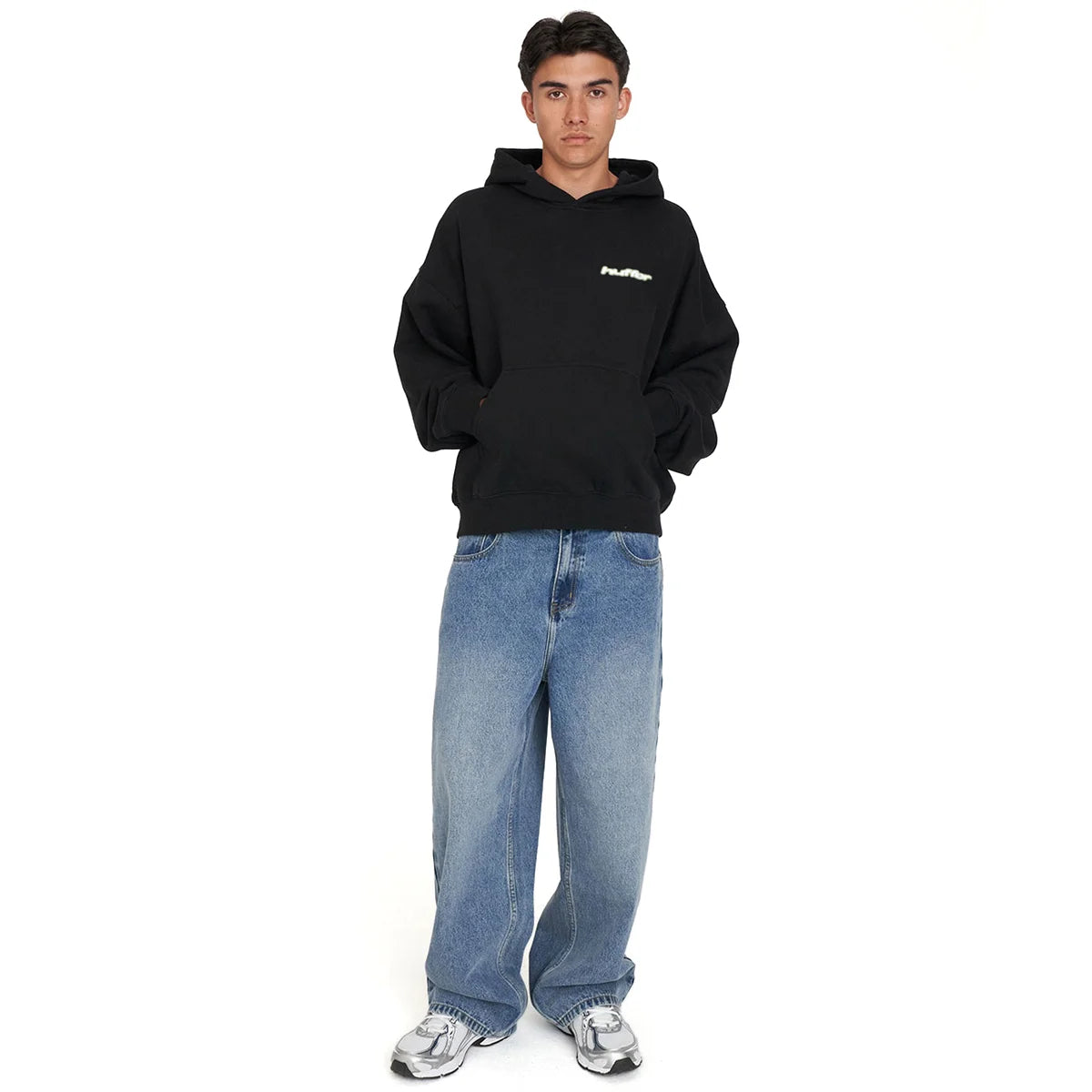 HUFFER Sub Crop Hoodie 350g Omni