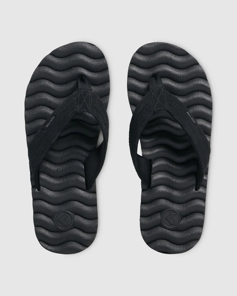 KUSTOM Hummer Jandal Black