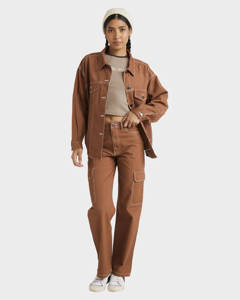 RVCA Indie Twill Jacket Rust