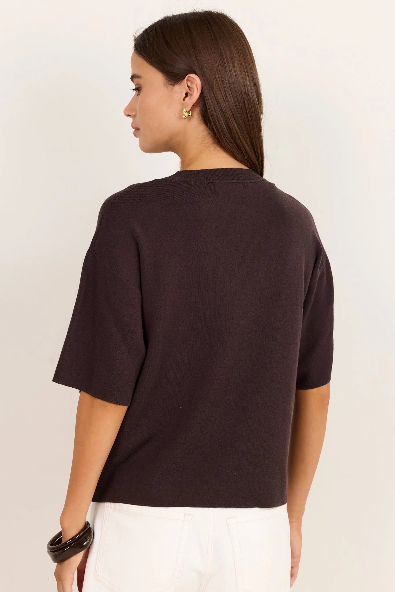 STORIES BE TOLD Intrepid Chocolate Relaxed Knit