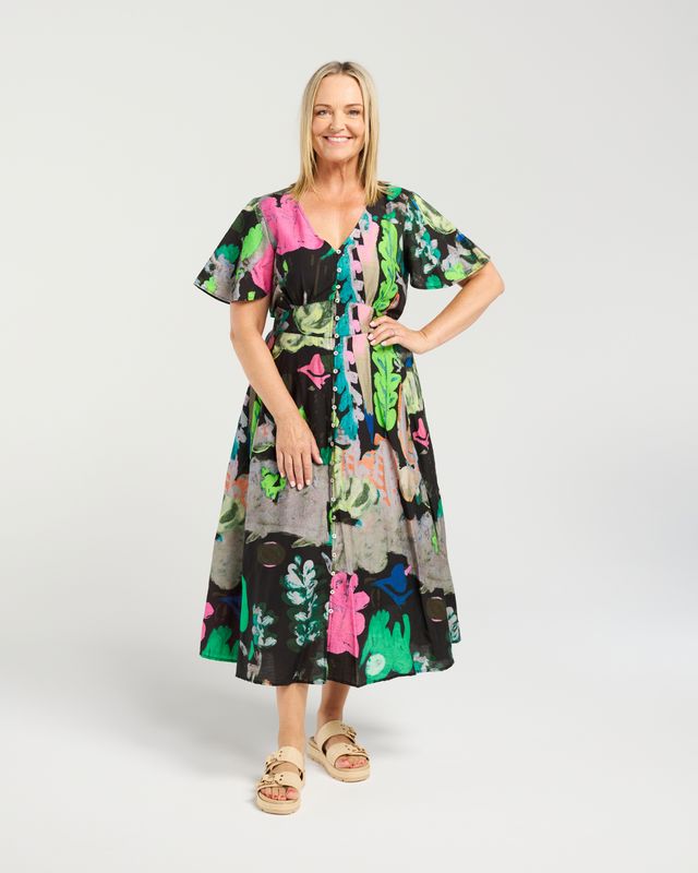 SEDUCE Kate Dress Black Canvas