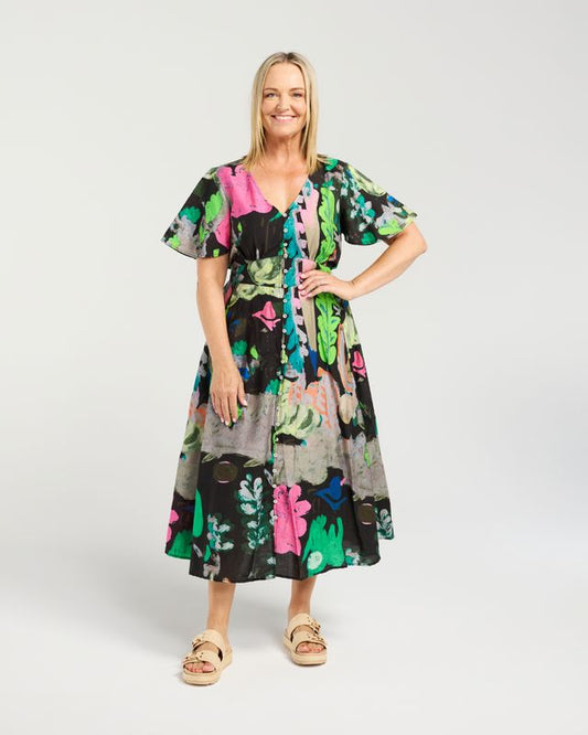 SEDUCE Kate Dress Black Canvas