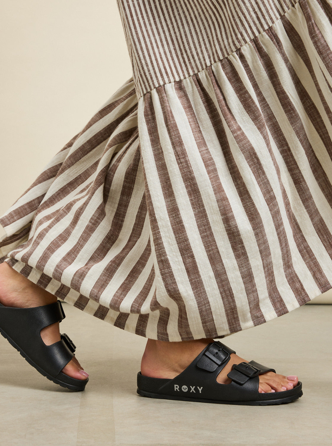 ROXY Womens Kattie Slides Black