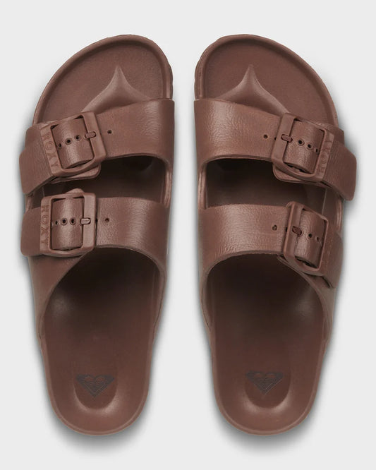 ROXY Womens Kattie Slide Chocolate