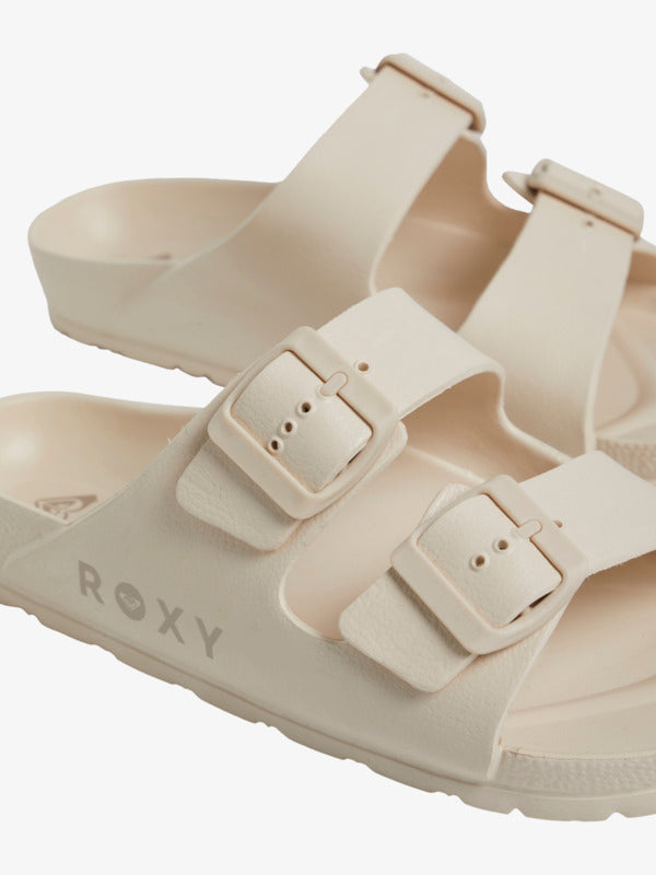 ROXY Womens Kattie Slides Taupe