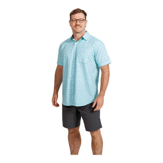Lifestyle by Lichfield Cotton Short Sleeve Shirt Mint