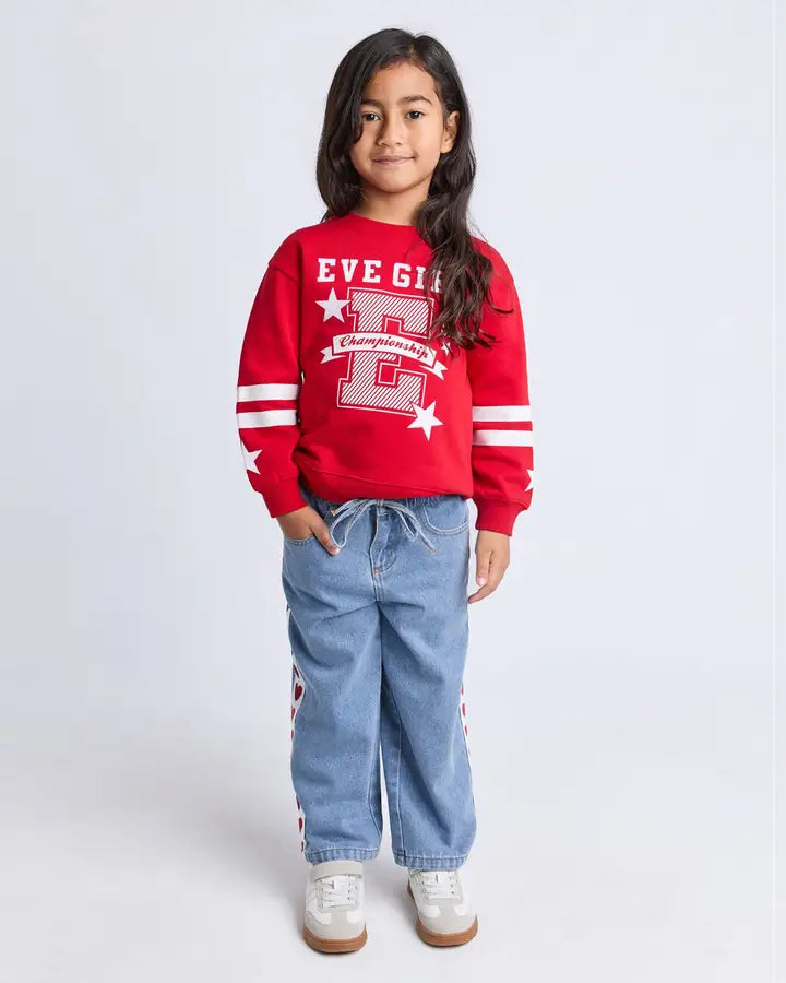 EVE GIRL Lola Denim Elastic Waist Jean 3-7 years